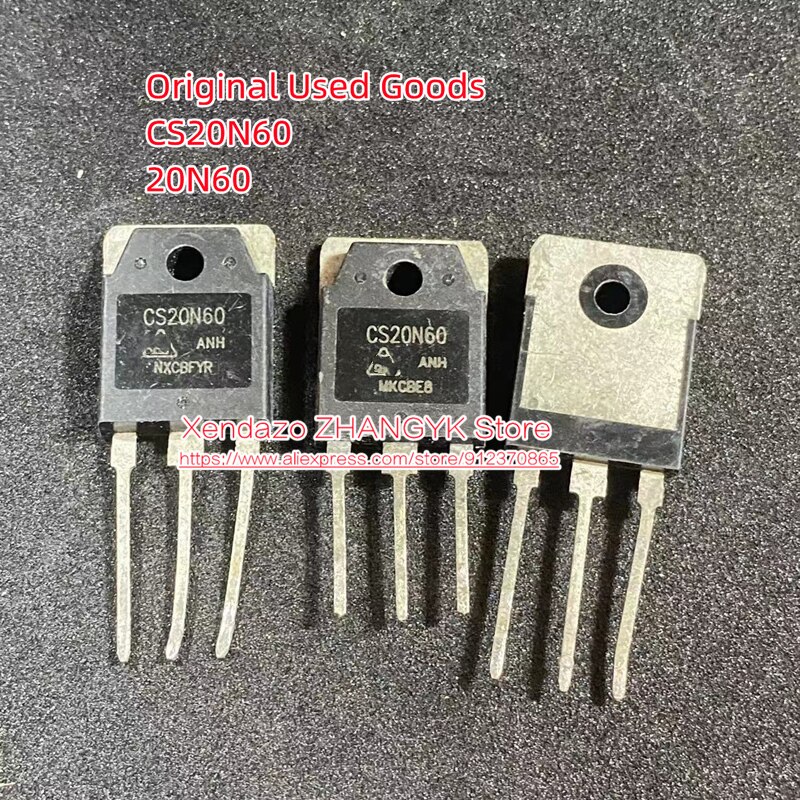 10 개/몫 고출력 고전력 트랜지스터 고전력 모스펫 CS20N60 20N60 TO-247 20A 600V MOSFET